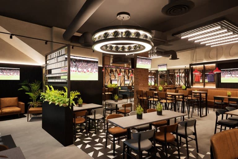Modern Sports Bar Interior Design Project | Copper & Ash